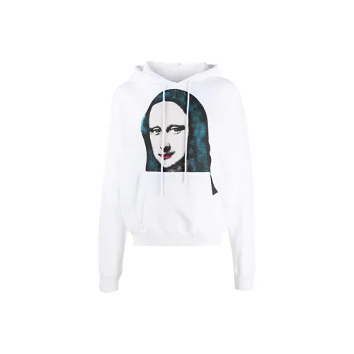 Off Mona Lisa Print Hoodie