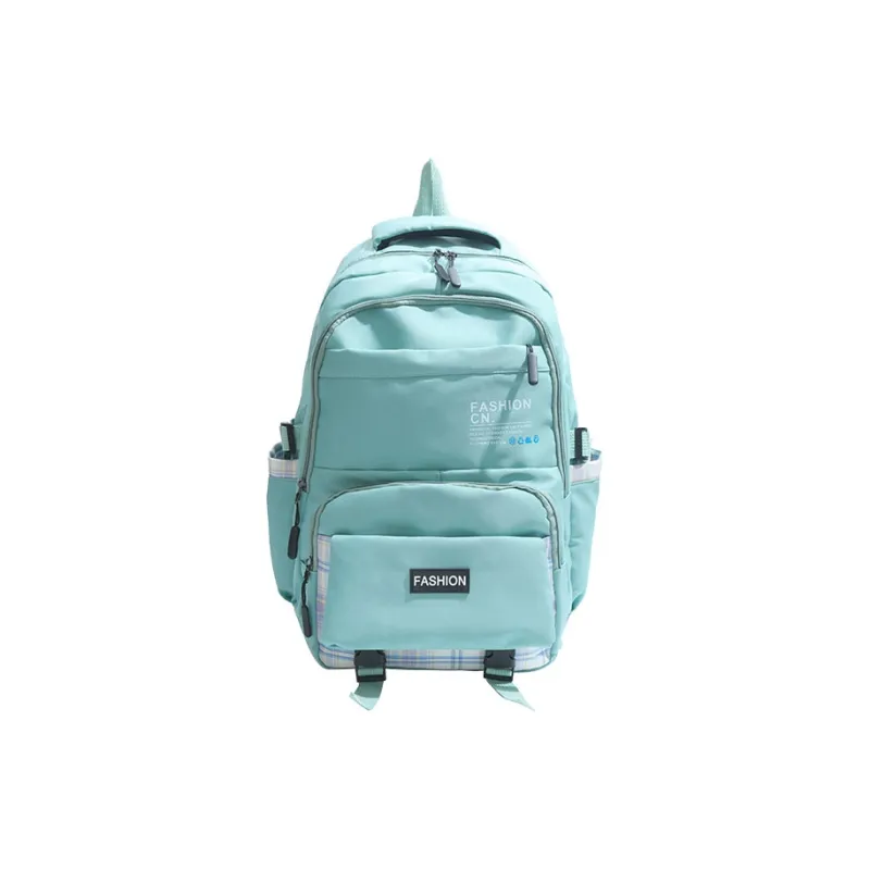Dusen Kangaroo Nylon Backpack Unisex Black/Pink/Red/Green/Blue-16