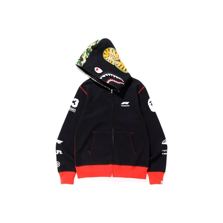 A BATHING APE Shark Series Sweatshirt Men's Black-0