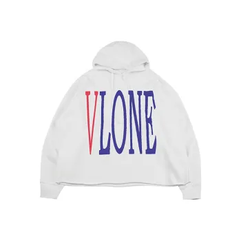 VLONE Red Lipstick Og Embroidered Zip Up Hoodie