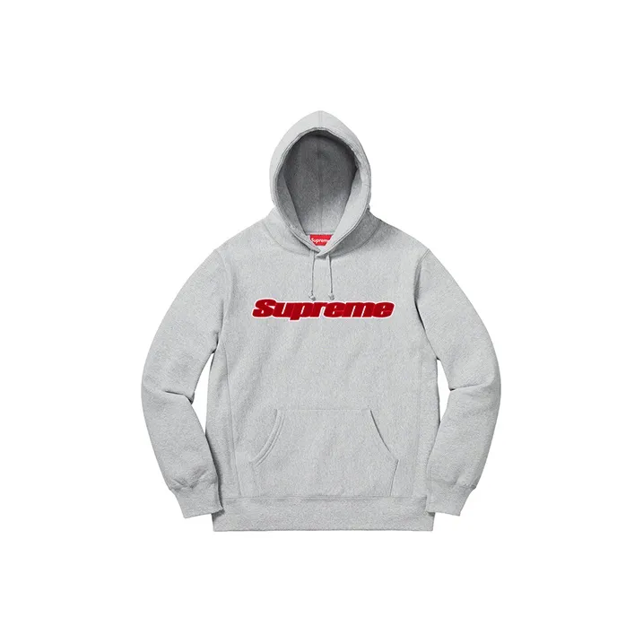 Supreme Chenille Hooded Sweatshirt-0