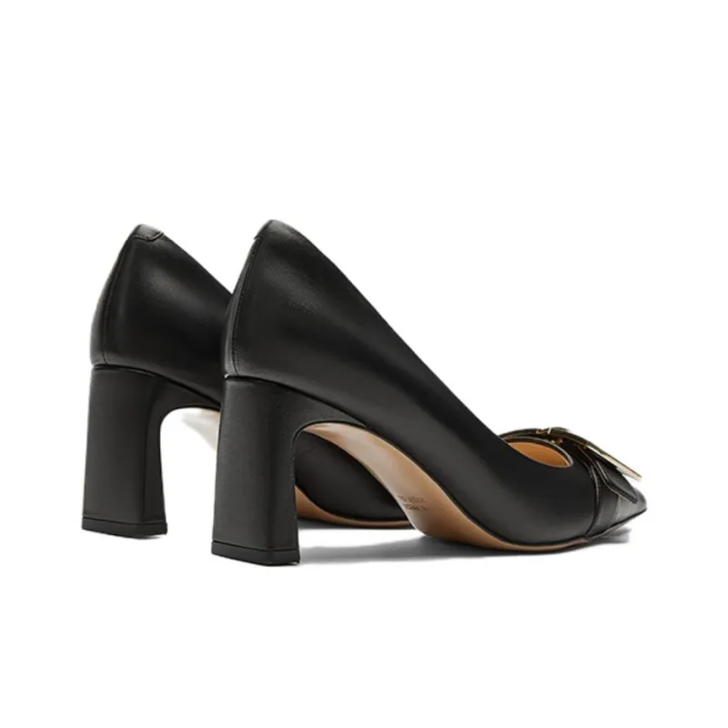 NINE WEST Chunky Heel High Heels Women's-4