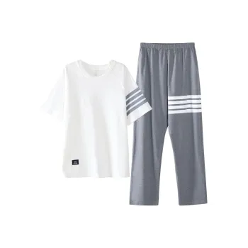 Huggy Kissy Pajama Set Women's White