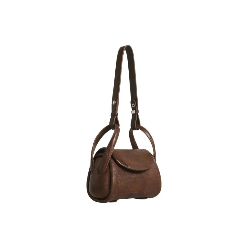 Kikawa Card PU Crossbody Bag, Shoulder Bag Small Size Women's Coffee-4