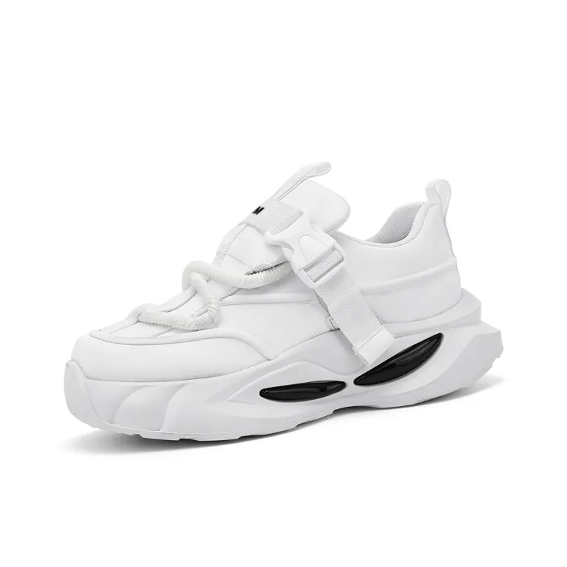 JKEM Cushioned Wear Resistant Height Increasing Low Top Chunky Sneakers Men's-7