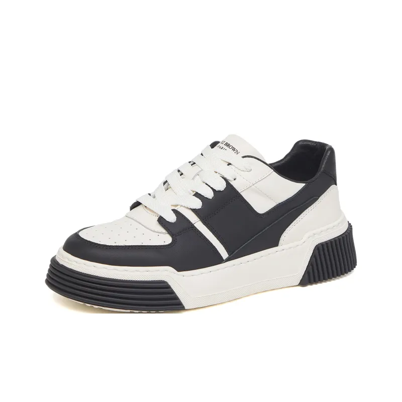 VICKI BROWN Low Top Skateboard Shoes Men's White Black-1