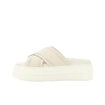 HOGAN Skyscraper Slide Slippers 6cm Women's White