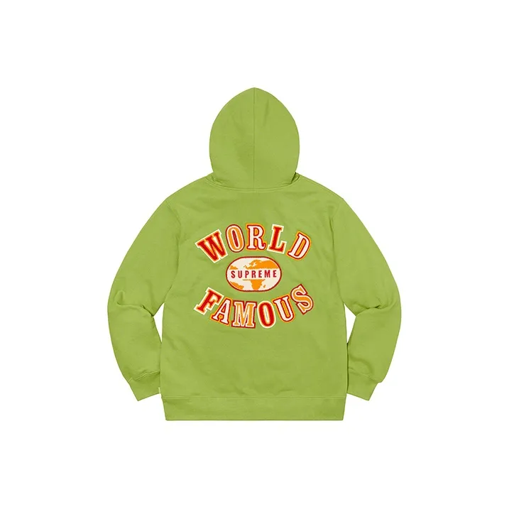 Supreme World Famous Zip Up Hooded Sweatshirt SS20-1