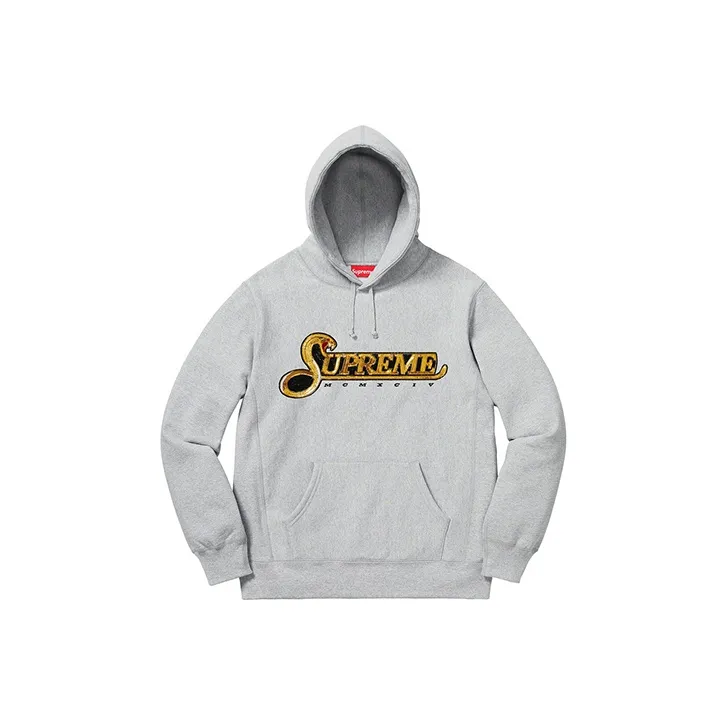 Supreme Sequin Viper Hooded Sweatshirt-0