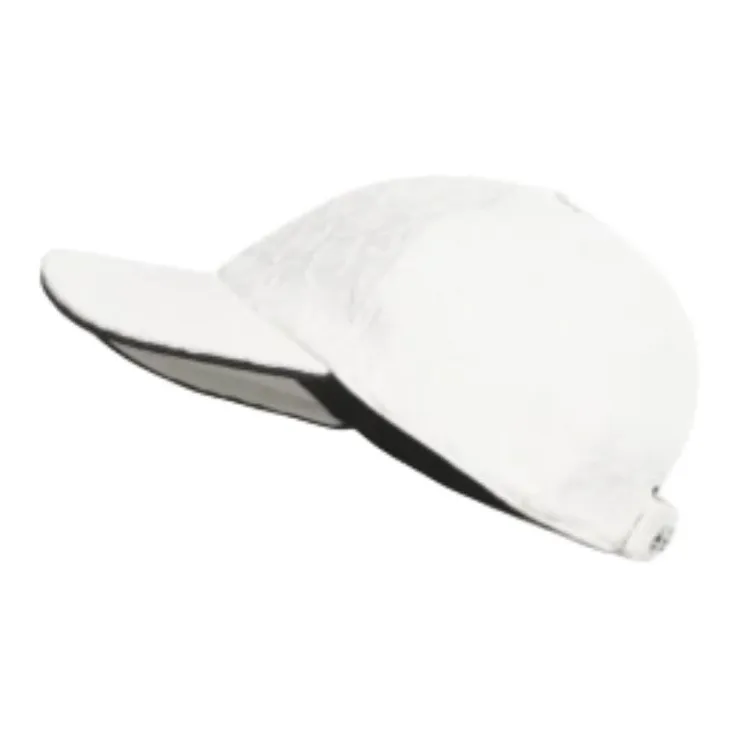 CHANEL Mixed Fabric Baseball Caps Unisex White-0