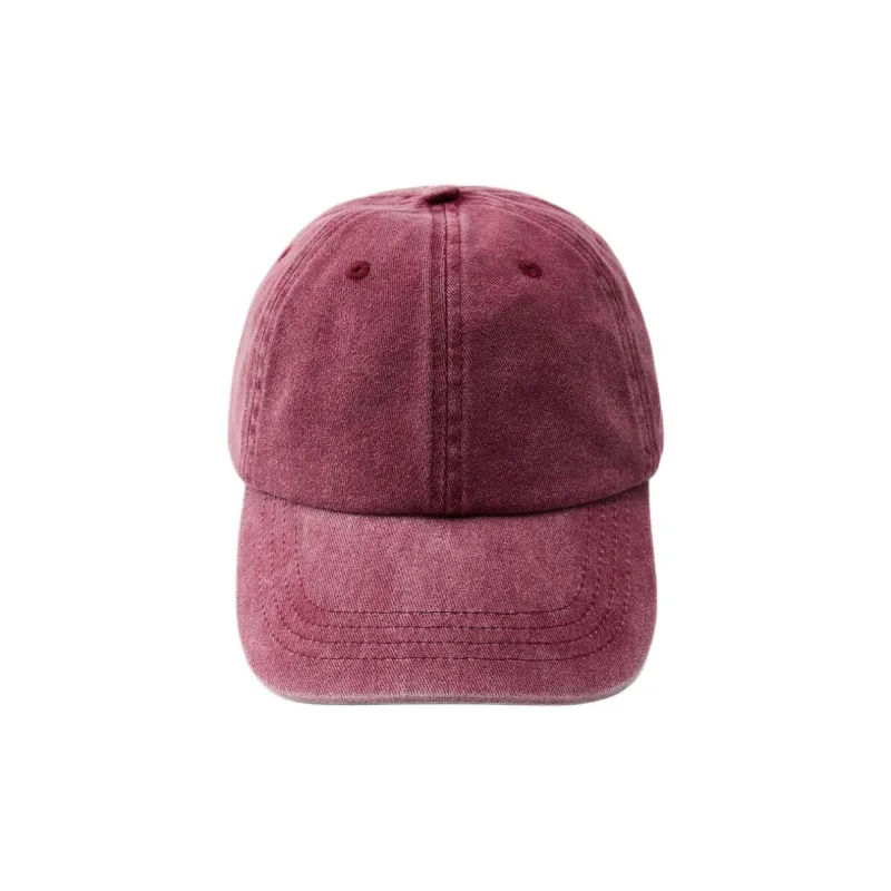 ZARA Cotton Baseball Caps Women's Pink-0
