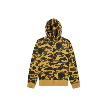 A BATHING APE 1st Camo Ponr Shark Full Zip Hoodie