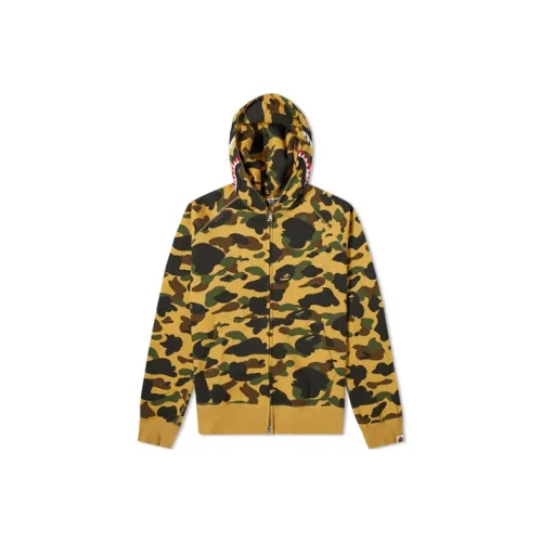 A BATHING APE 1st Camo Ponr Shark Full Zip Hoodie