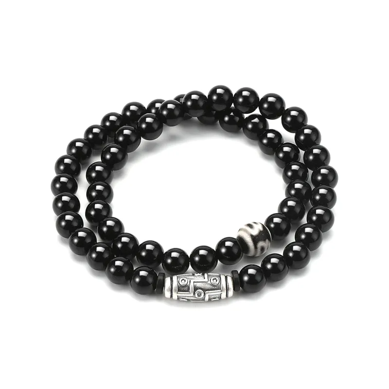 Tanner Obsidian Bracelets Unisex-1