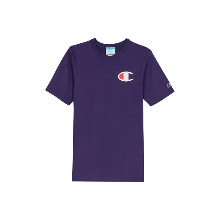 Champion T Shirt US Version Unisex Purple-0