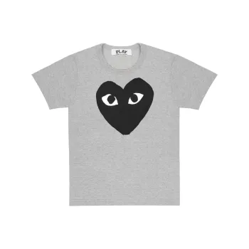 CDG Play Kids Big Heart Logo T Shirt