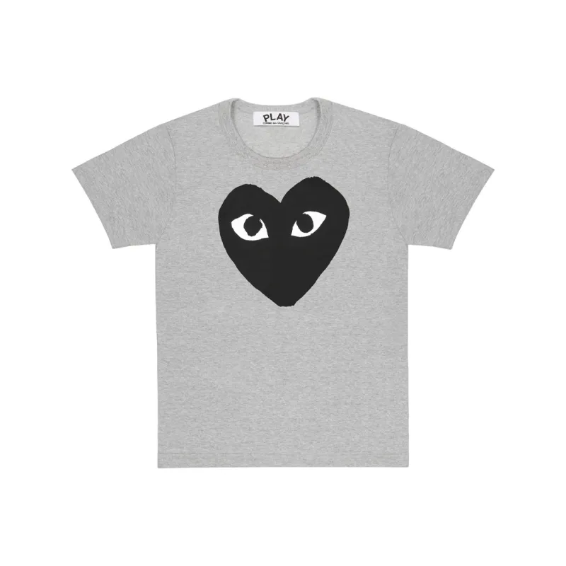 CDG Play Kids Big Heart Logo T Shirt-0