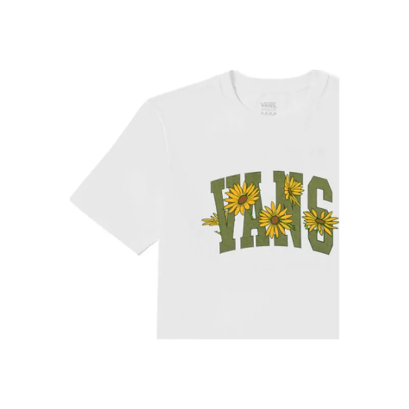 Vans Crop Tops Women's White-3