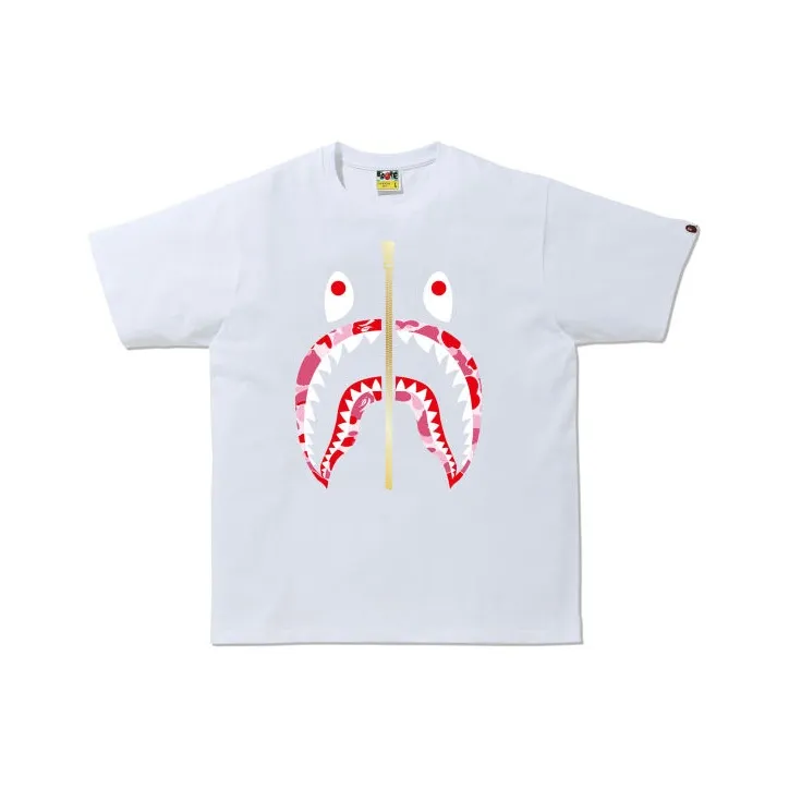 Bape Abc Gold Zip Shark Tee-5