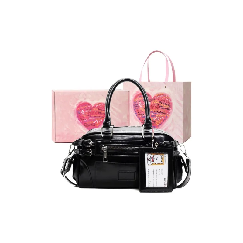 NATTY PU Boston Bag Handbags Unisex Multicolor-18