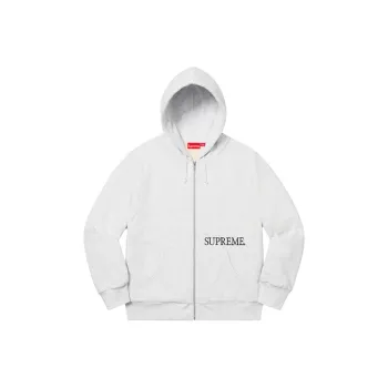 Supreme Thermal Zip Up Hooded Sweatshirt