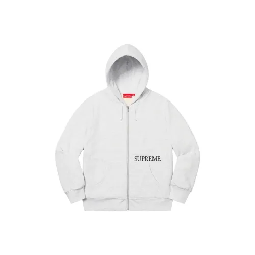 Supreme Thermal Zip Up Hooded Sweatshirt