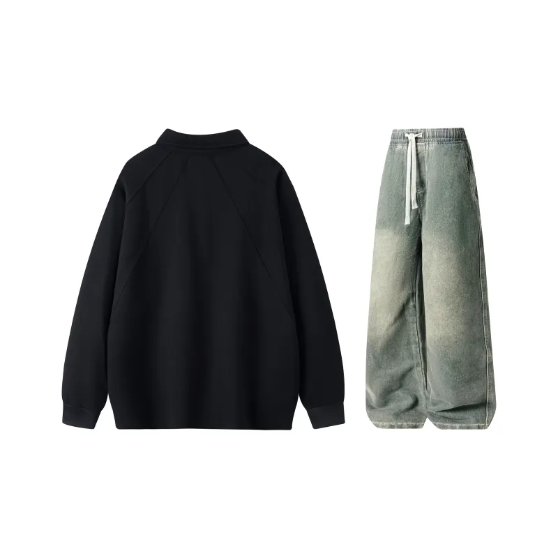 A.X.S.K Sweatshirt Sets Unisex-13