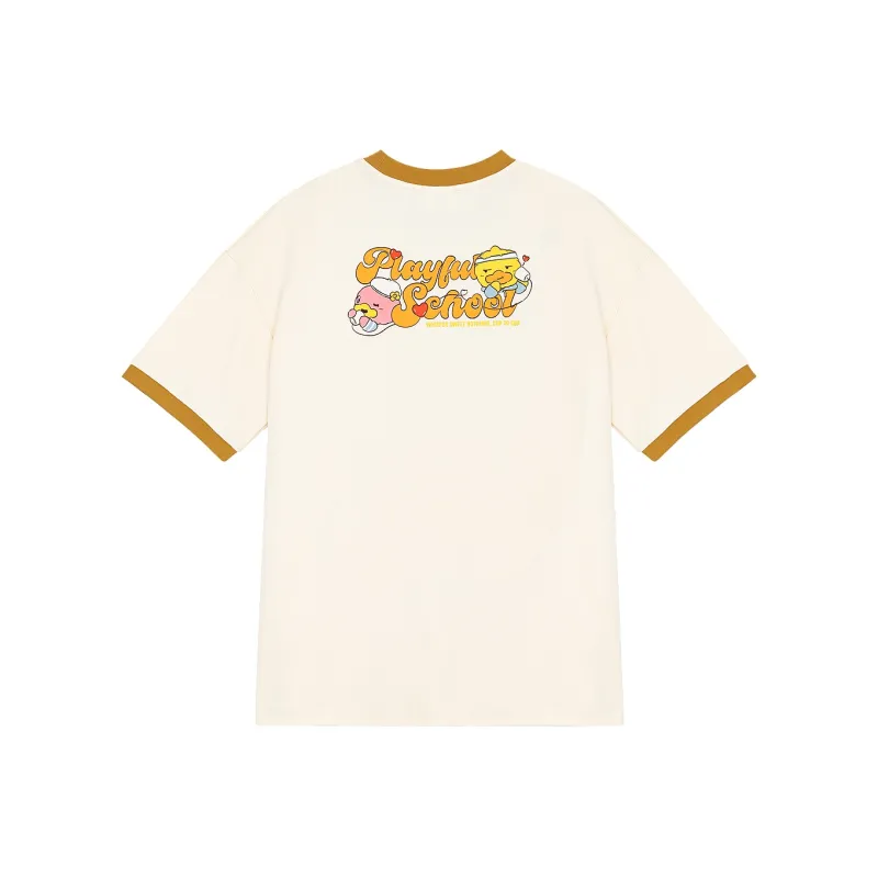 B.Duck T Shirt Women's Creamy Apricot-1