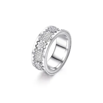 FAIRWHALE Titanium Steel Rings Unisex