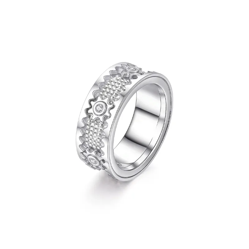 FAIRWHALE Titanium Steel Rings Unisex-0