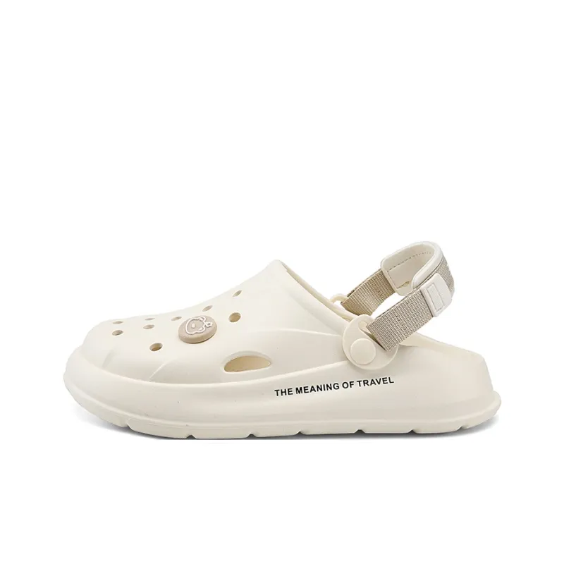 Gaius Durant Clogs Women's Ecru-1