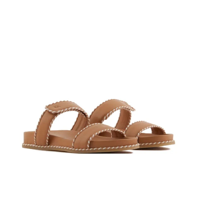 EMPORIO ARMANI Slide Slippers Women's Brown-2