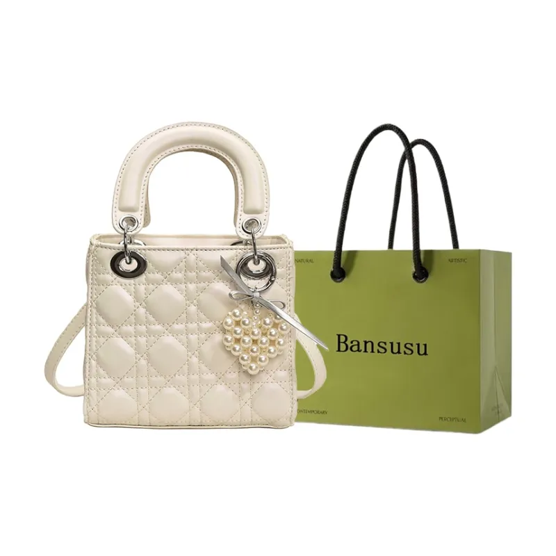 Bansusu PU One Shoulder Handbags Regular Women's White/Black/Blue/Pink-0