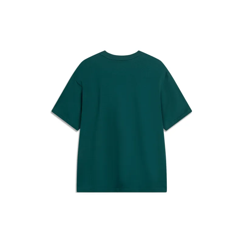 LiNing x BADMARKET Sports Life Collection T Shirt Men's Reef Green-1