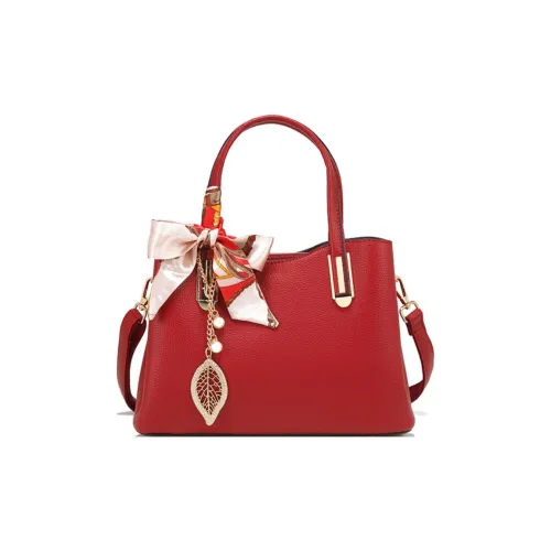 PAYOT Microfiber Synthetic Leather Handbag Shoulder Bag Crossbody Bag Regular Women's Burgundy