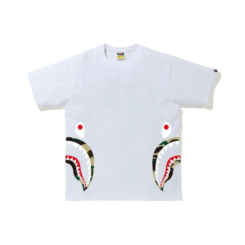 A BATHING APE Gradation Side Shark Tee-2