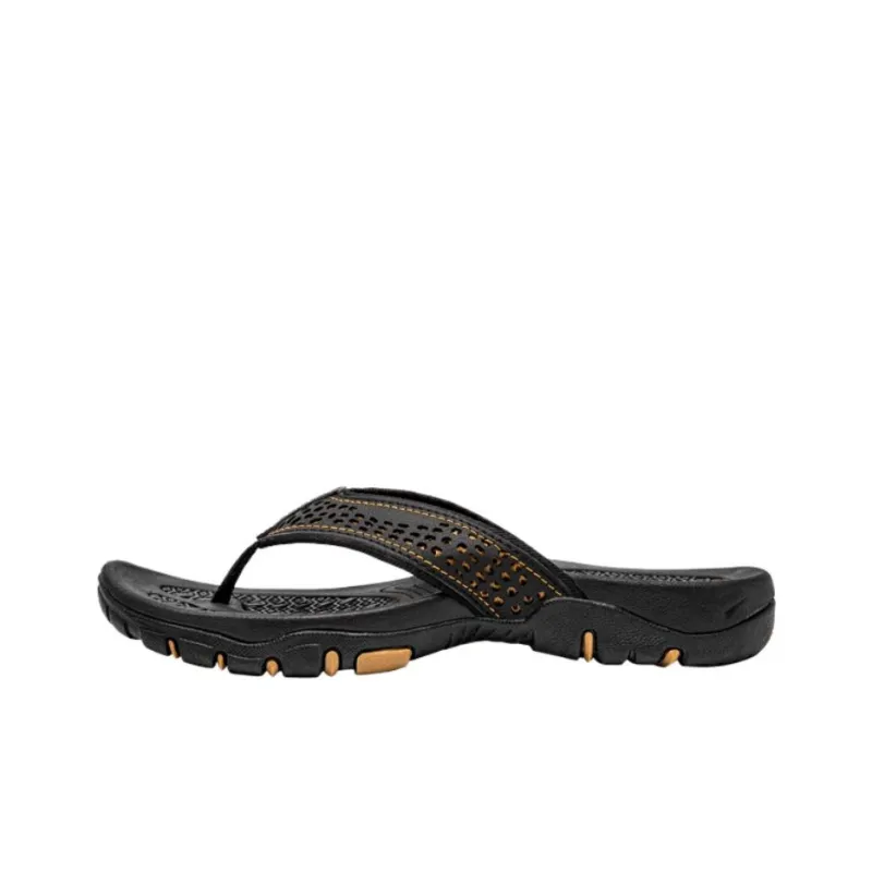 HOBIBEAR Odor Resistant Abrasion Resistant Slip Resistant Flip Flops Men's-0