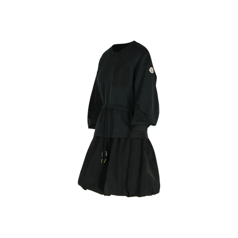Moncler Layered Drawstring Waist Dress-2