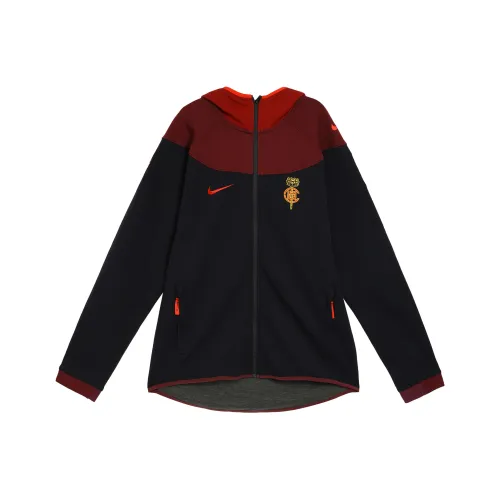 Nike X CLOT NRG GE Hoodie Black/Uni Red/Dark Maroon