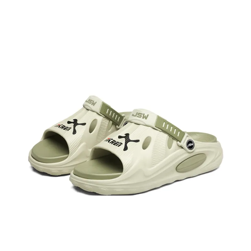JEANSWEST New Trendy Brand Graffiti Chinese Innovation Style Beach Sandals Men's-1