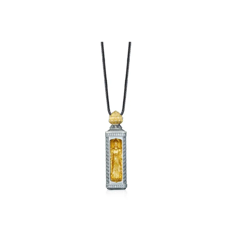 Three Blessings Of Happiness S925 Silver Necklaces Unisex-0