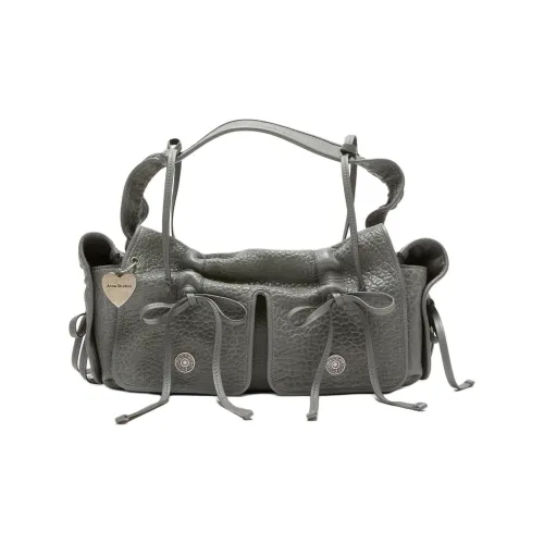 Acne Studios Lambskin Handbag, Shoulder Bag Women's Cool Gray