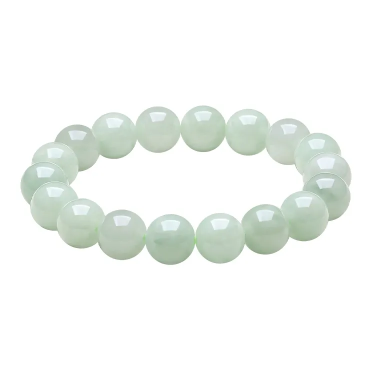ZHOU LIU FU Bean Type Jadeite Beaded Bracelet Women's-0