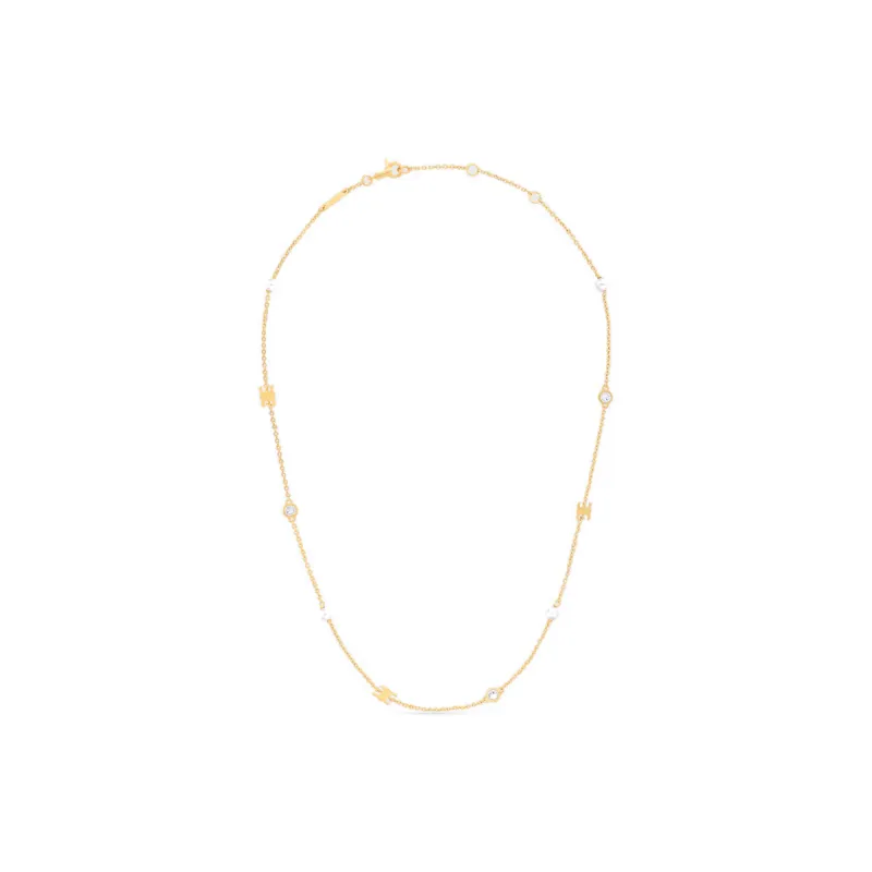CELINE Brass Necklaces Women's Gold-1