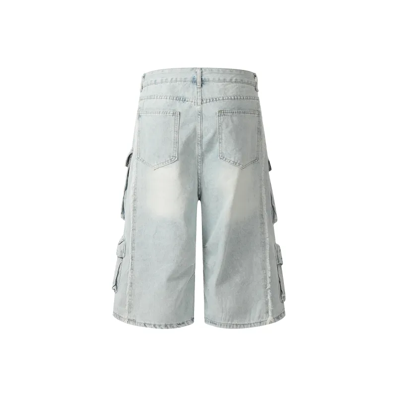 JASONWOOD Denim Shorts Unisex Vintage Blue-1