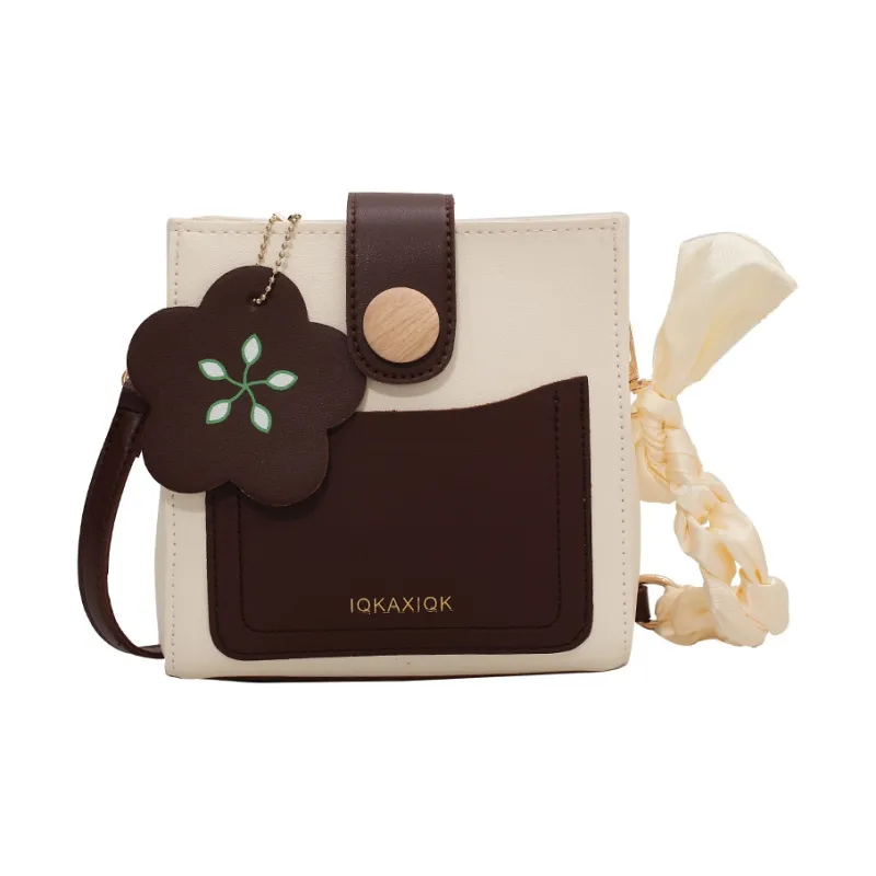 DCLOUD PU Crossbody Bag Women's Ecru/Yellow/Green/Black/Red/Orange-28