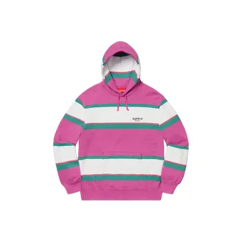 Supreme Stripe Hooded Sweatshirt
