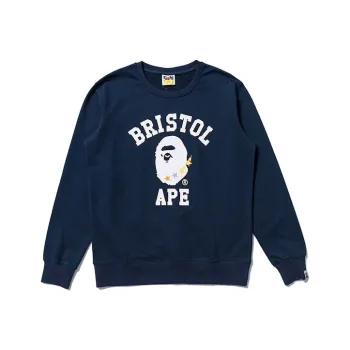 A BATHING APE X F.C.R.B. College Crewneck