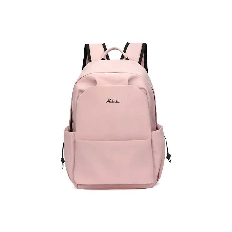 Mulinsen Nylon Backpack Regular Unisex Black/Khaki/Gray/Blue/Pink-6