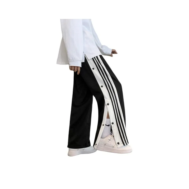PAINT STAIN Casual Pants Unisex Classic Black-10
